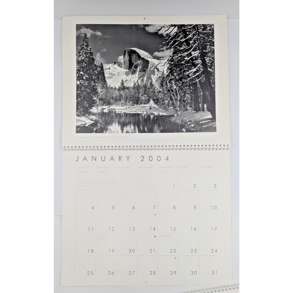 Ansel Adams 2003 & 2007 Wall Calendar Authorized Edition Photography Vintage - Picture 13 of 14